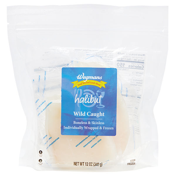 Wegmans Frozen Wild Caught Halibut 2 Lb