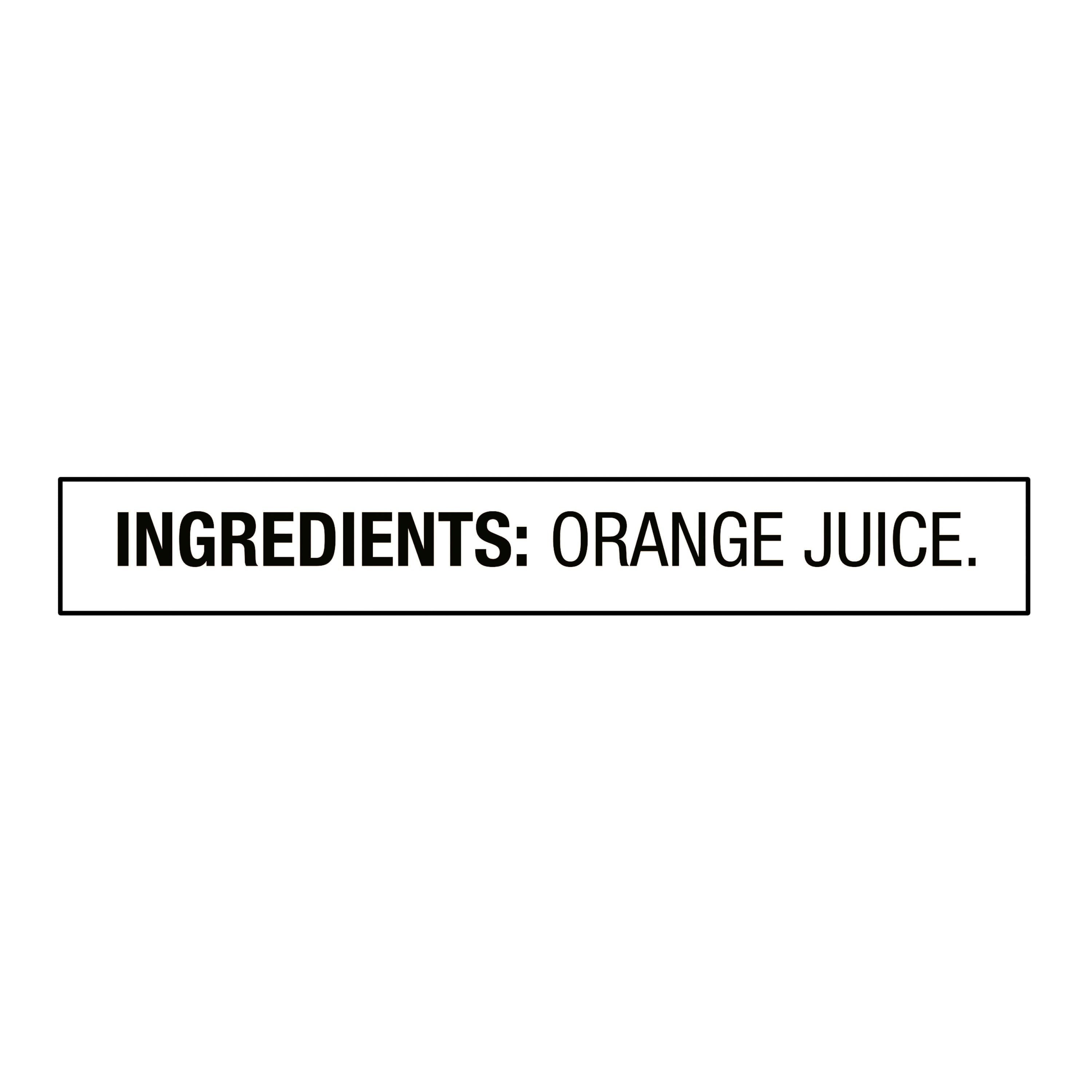 Great Value 100% Pasteurized Orange Juice No Pulp 52 fl oz