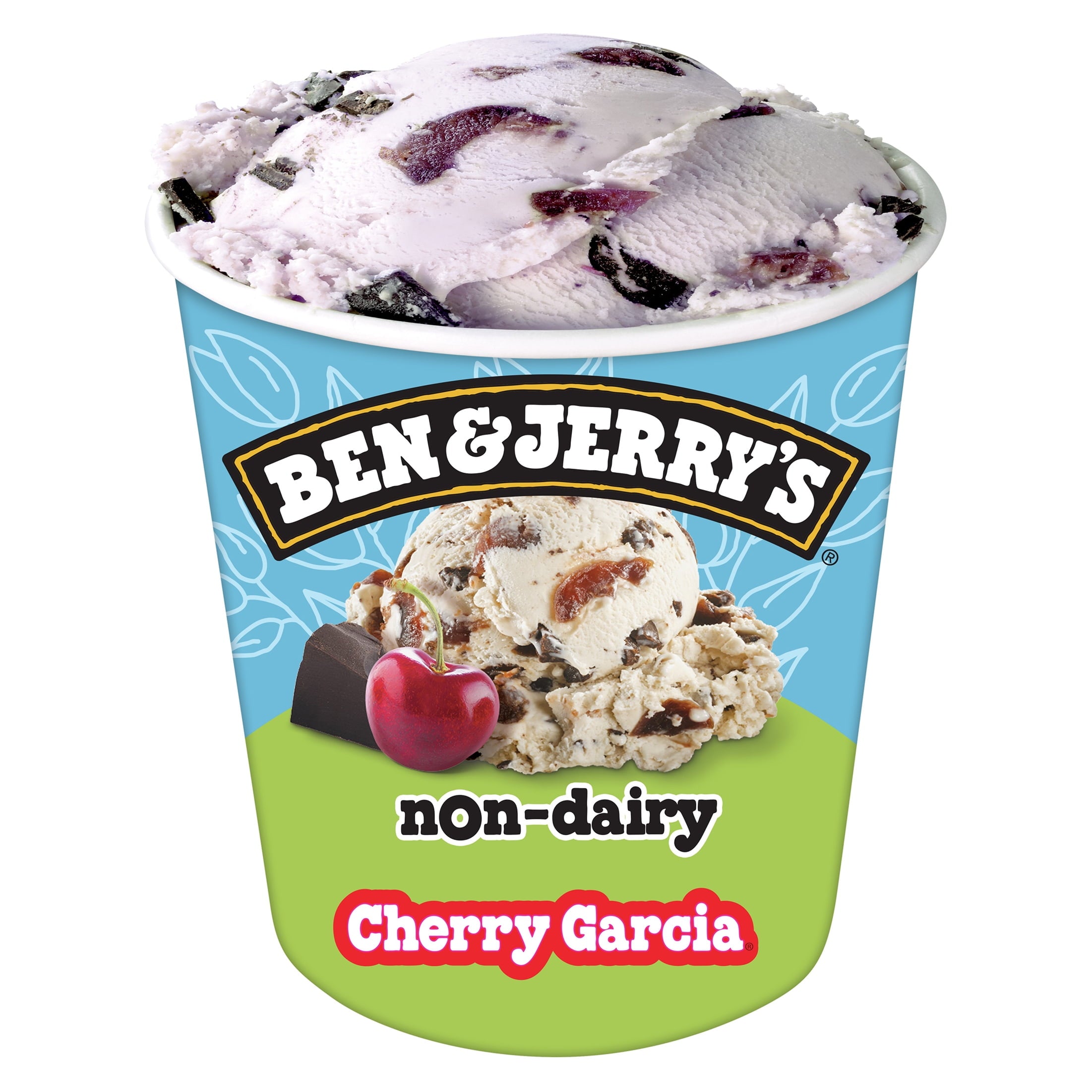 Ben & Jerry's Dairy-Free Oat Milk Cherry Garcia Frozen Dessert 1 Pint