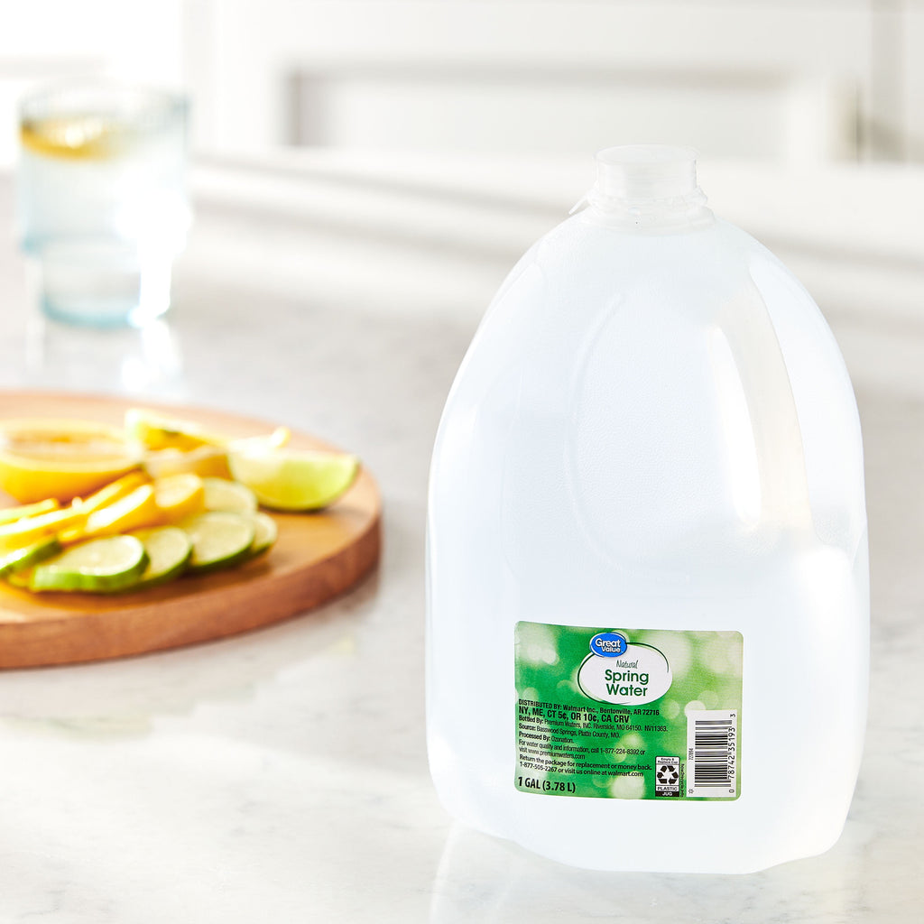 Great Value Spring Water 1 gal Single Jug