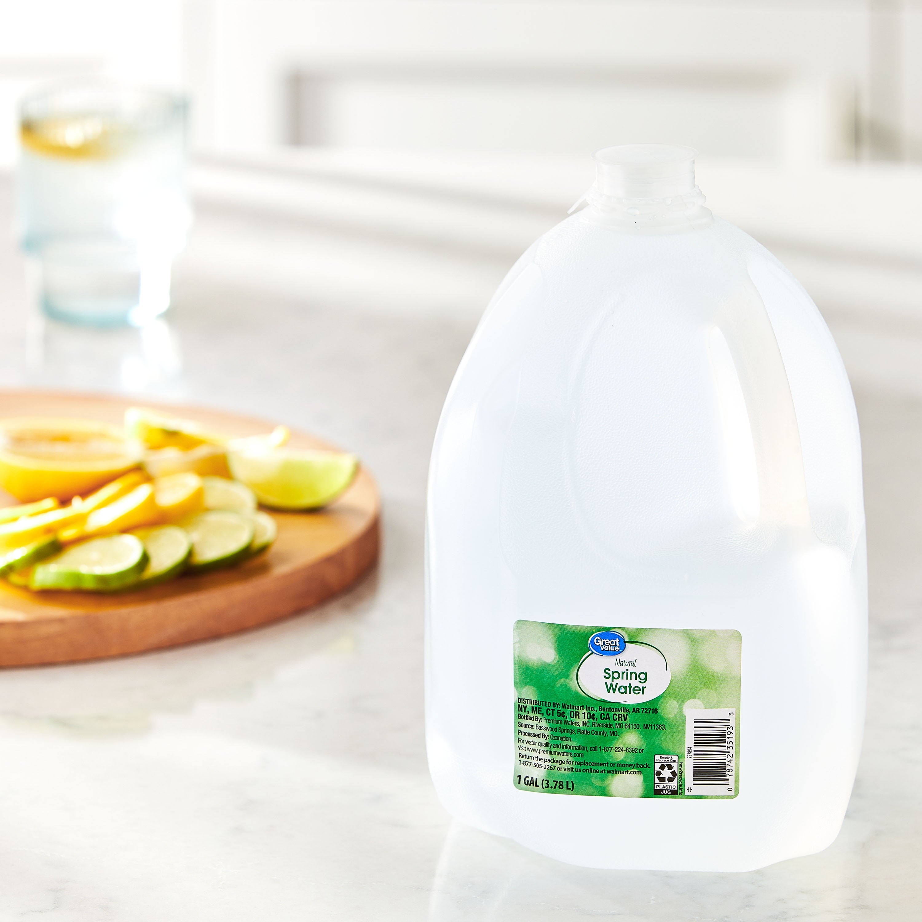Great Value Spring Water 1 gal Single Jug