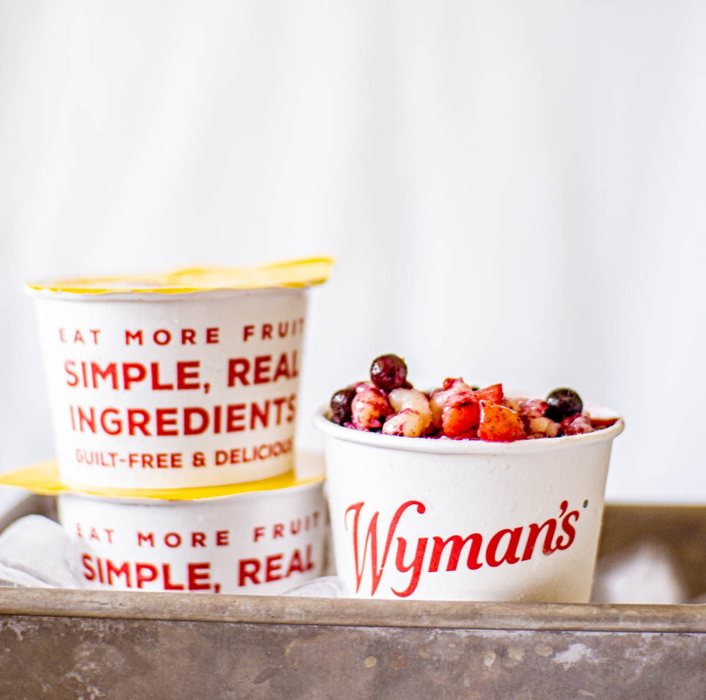 Wyman's Just Fruit & Banana Bites Frozen 4 Pack 9.2 Oz