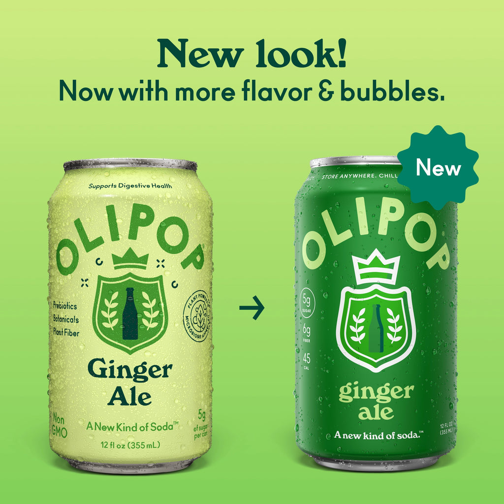 OLIPOP Prebiotic Soda Ginger Ale Can 12 Fl Oz 1 Pack
