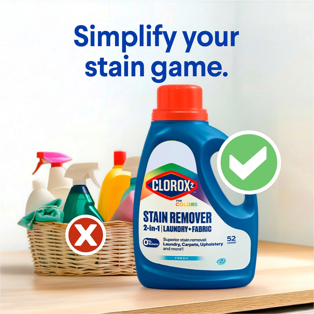 Clorox 2 For Colors Stain Remover Bleach Free Fresh Scent 33 fl oz