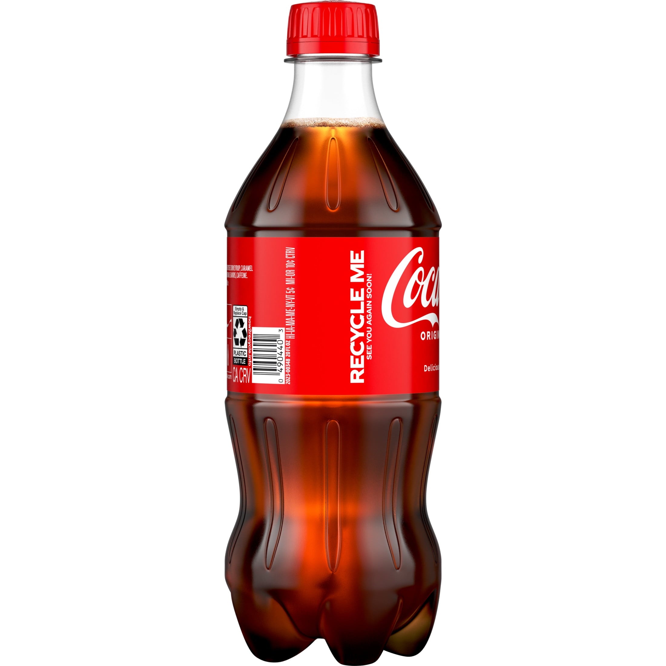 Soda Pop Bottle 20 Fl Oz Coca-Cola