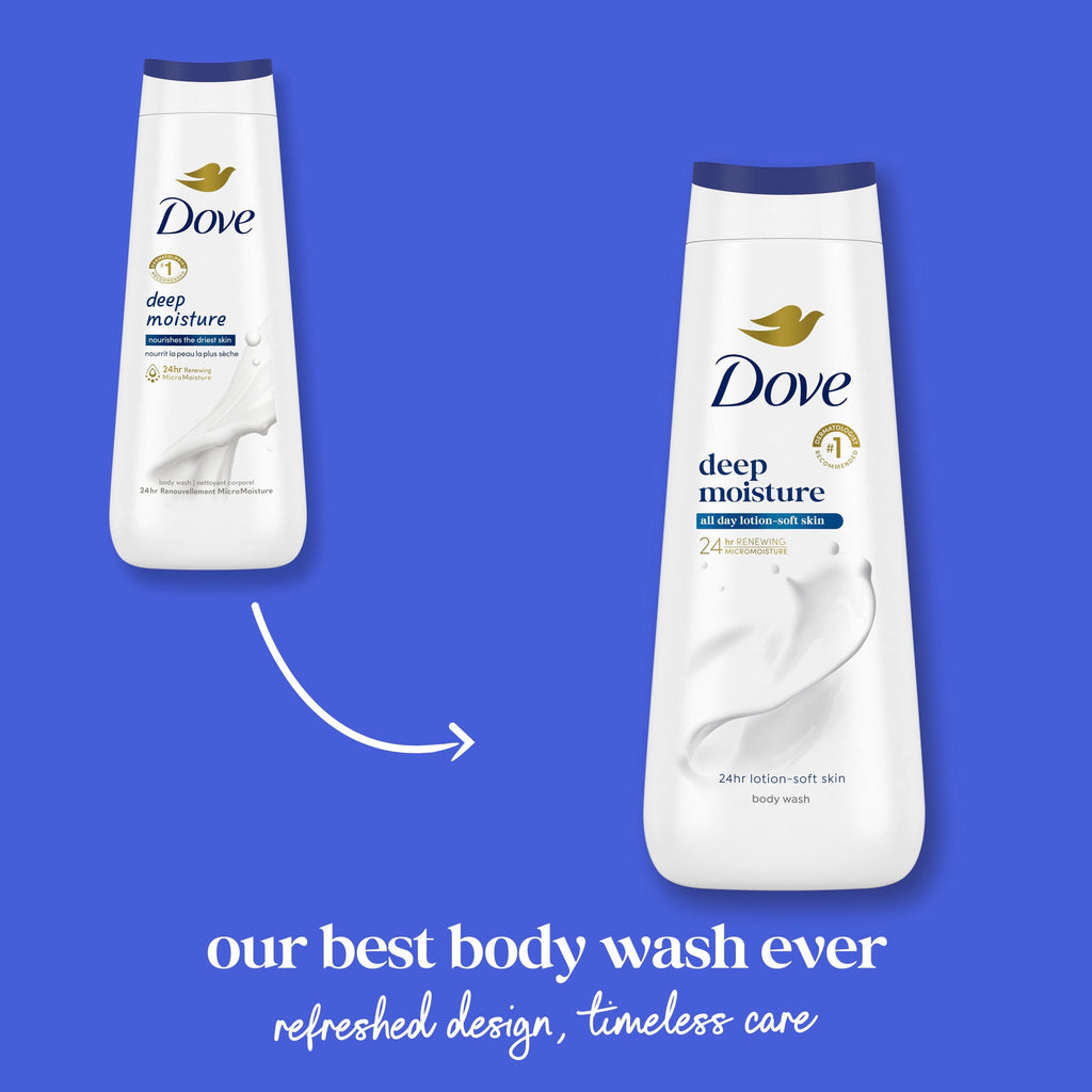 Dove Deep Moisture Body Wash Nourishing Cleanser for Dry Skin 11 fl oz