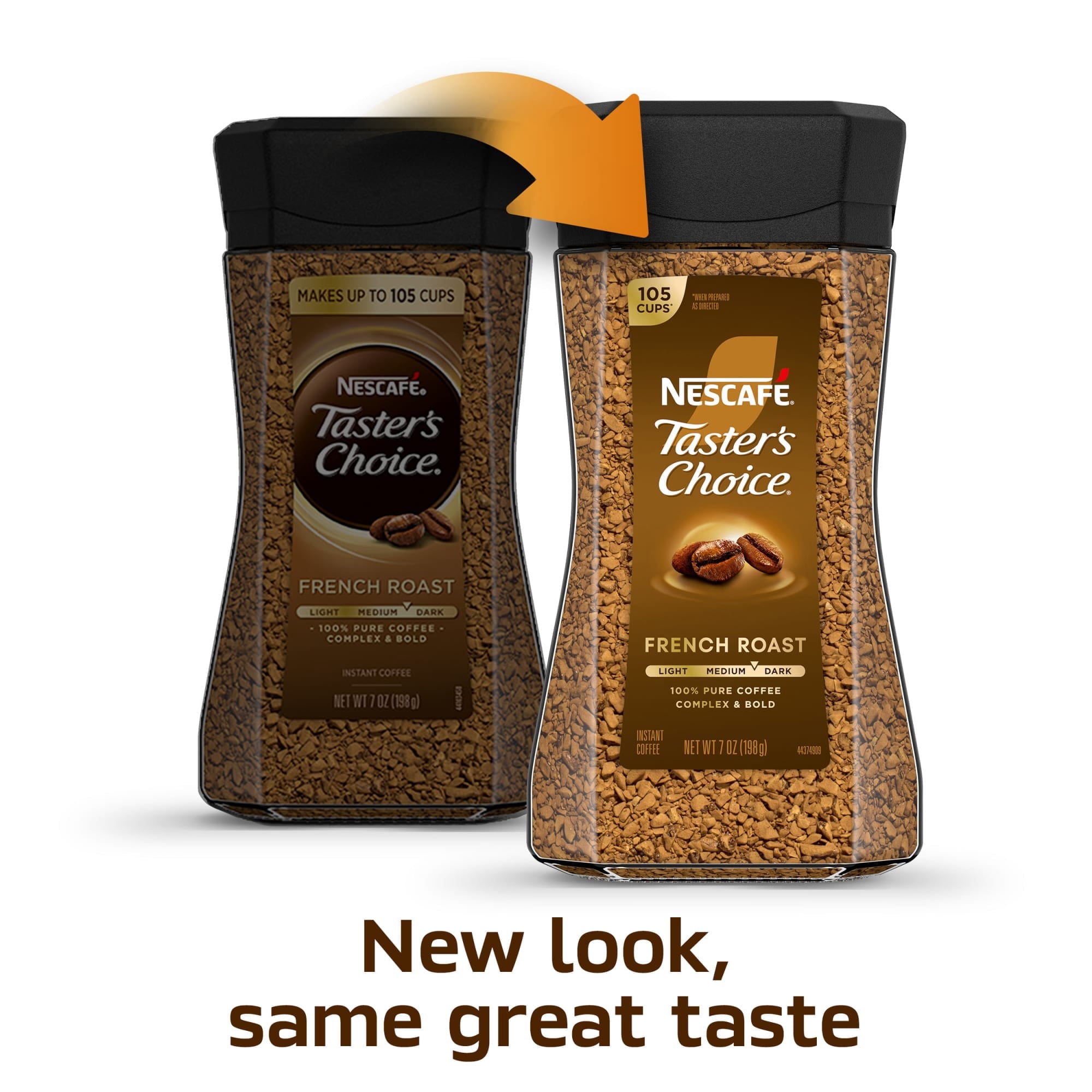 NESCAFÉ Taster's Choice French Roast Naturally Caffeinated Dark Roast Instant Coffee 7 oz Jar