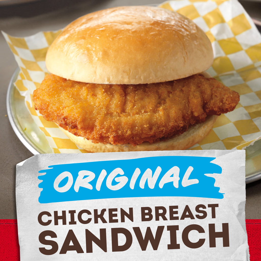 Tyson Original Frozen Chicken Breast Sandwich 24 Oz 4 Count