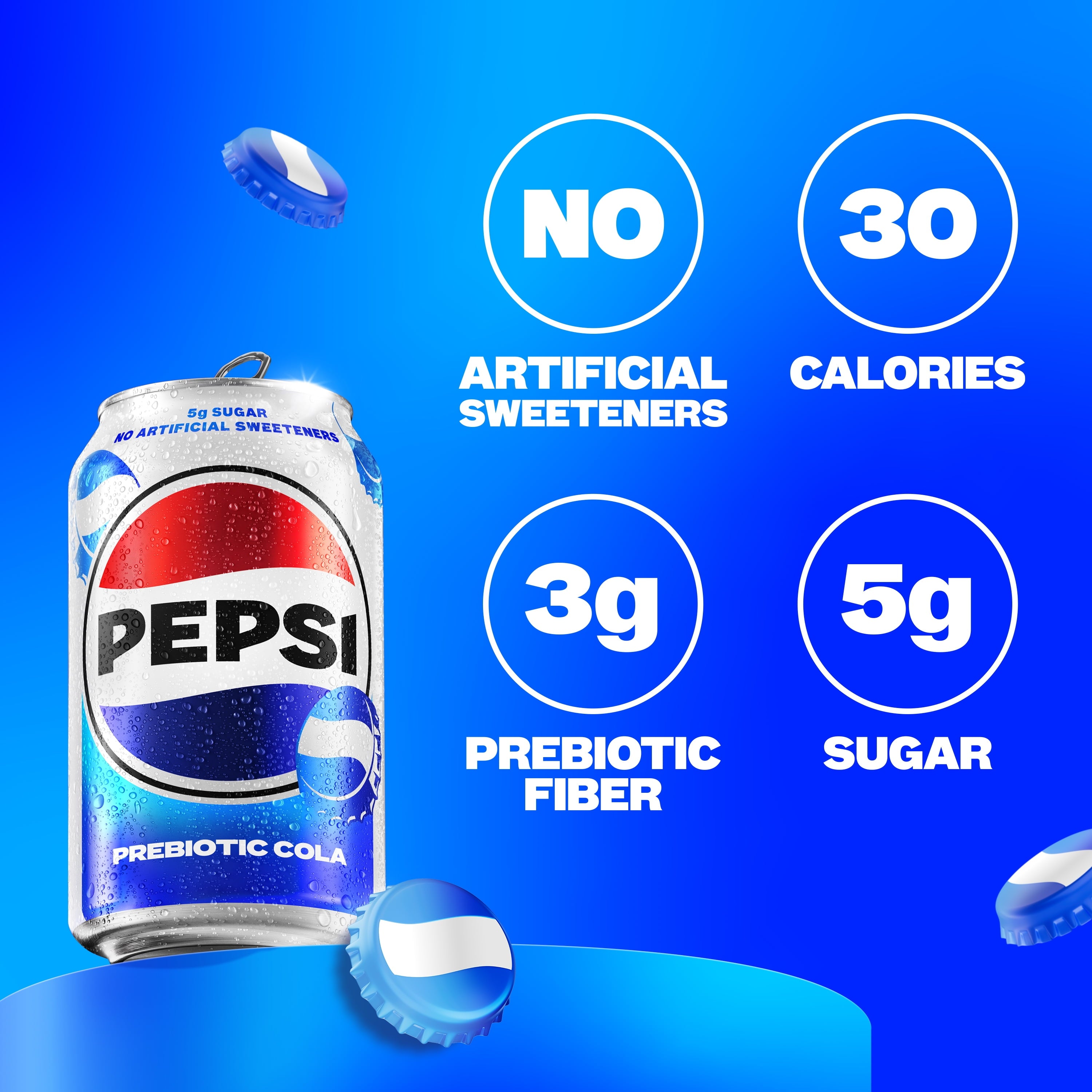 Pepsi Prebiotic Cola Soda Pop Cans 12 Fl Oz 8 Pack