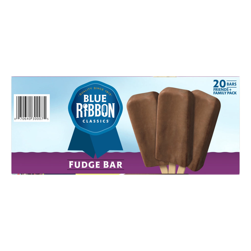 Blue Ribbon Classics Fudge Frozen Dessert Bars 20 Count 45 Fl Oz