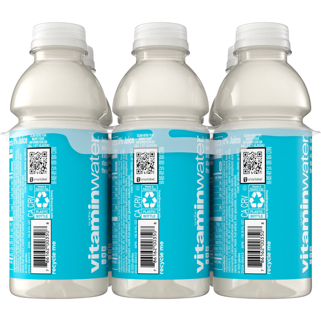 vitaminwater Zero Sugar Squeezed Lemonade Flavored Water Beverage 16.9 fl oz Bottles 6 Pack