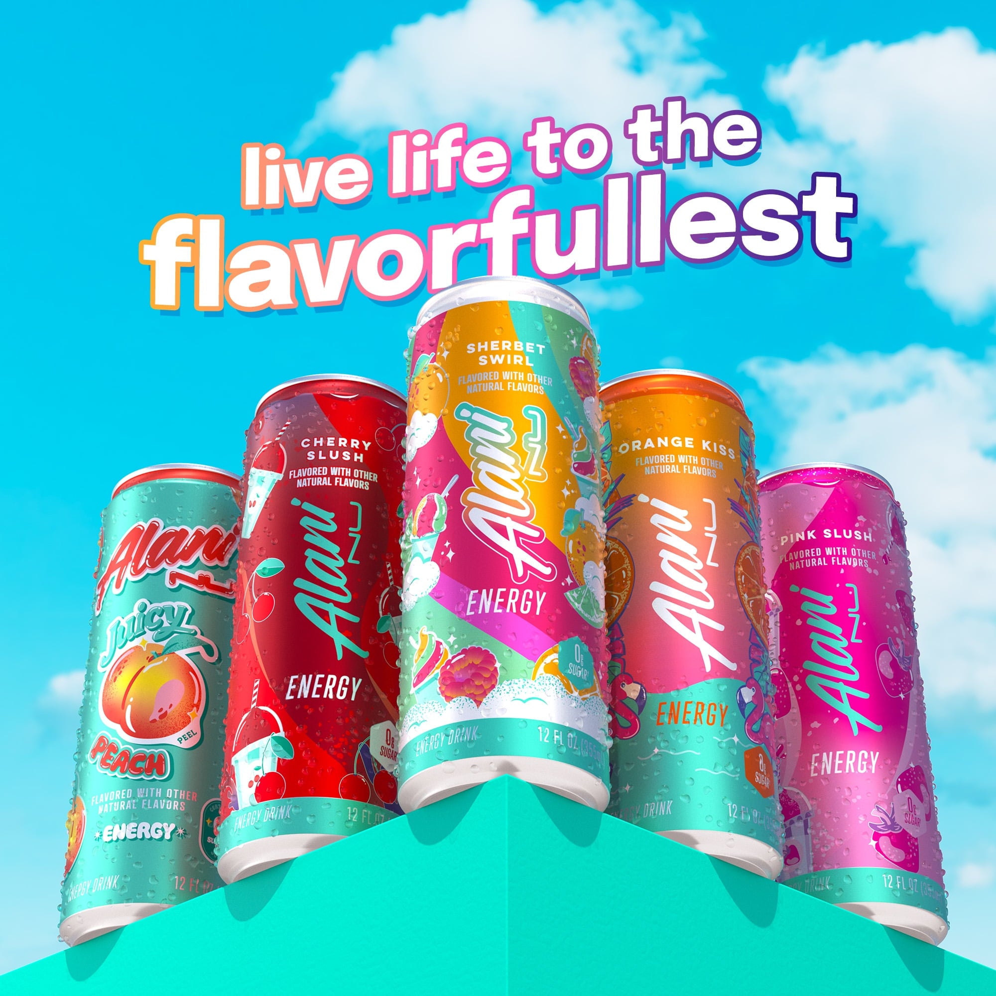 Alani Nu Sherbet Swirl Energy Drink 12 fl oz Single Can