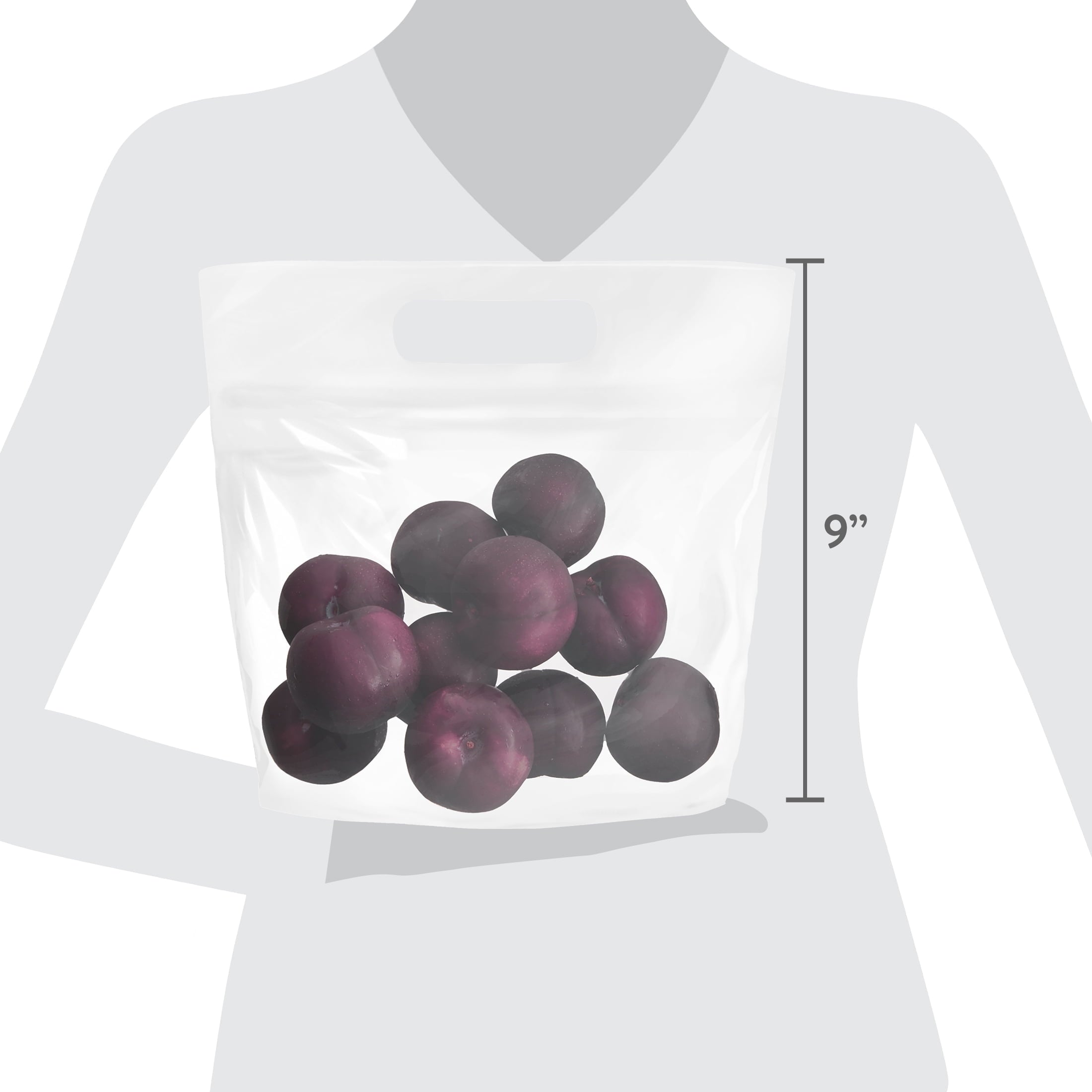 Fresh Organic Plums 2 Lb Bag