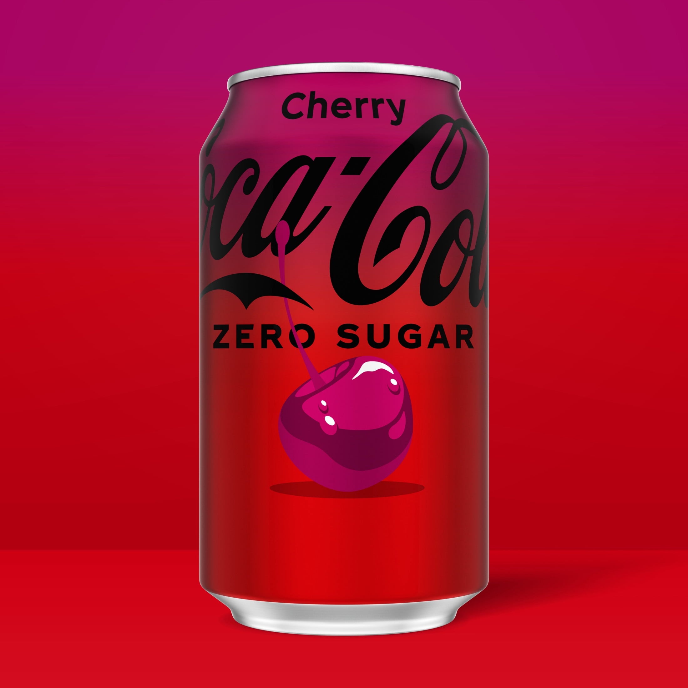 Zero Sugar Cherry Soda Pop Cans 12 Fl Oz 12 Pack Coca-Cola