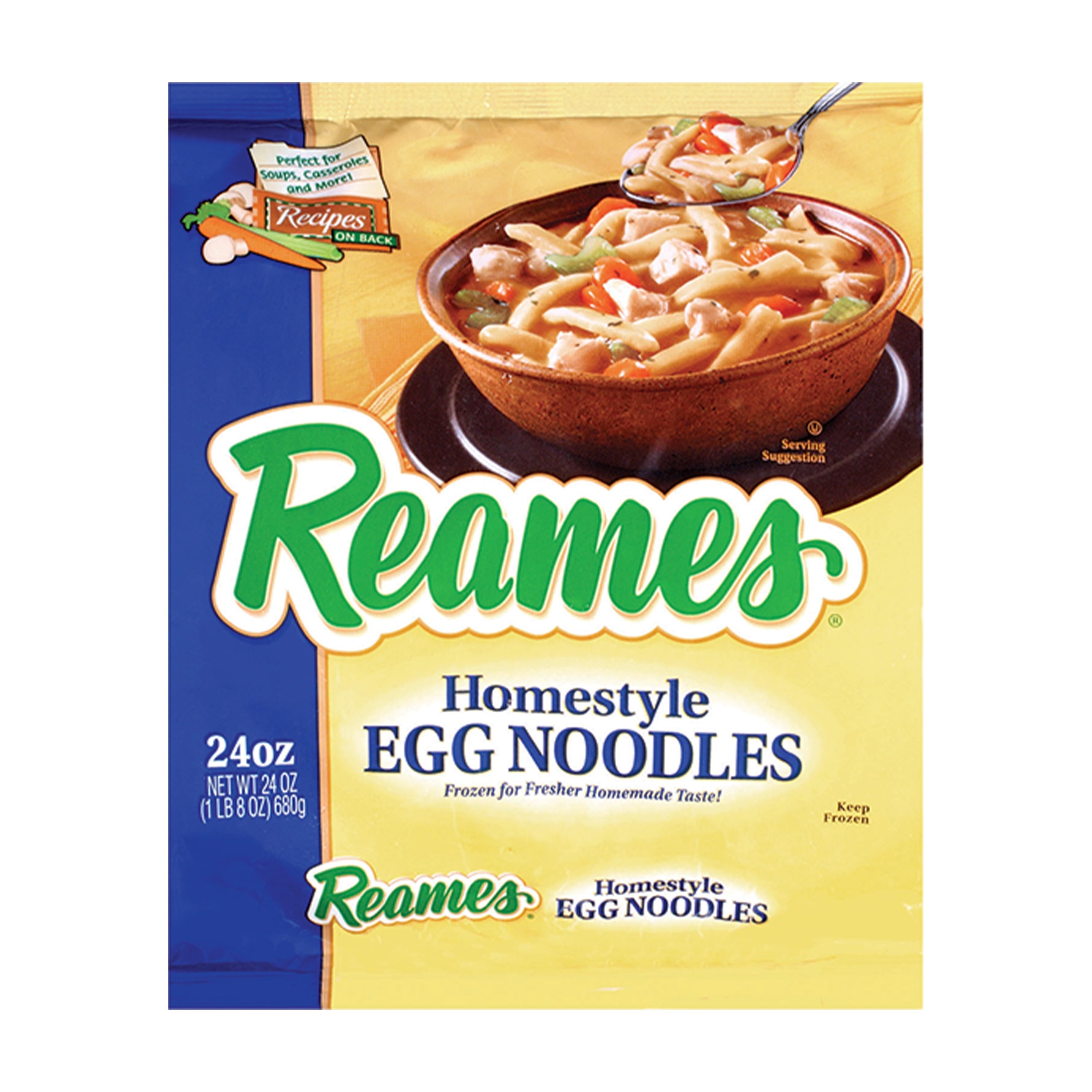 Reames Homestyle Egg Noodles Frozen 24 Oz