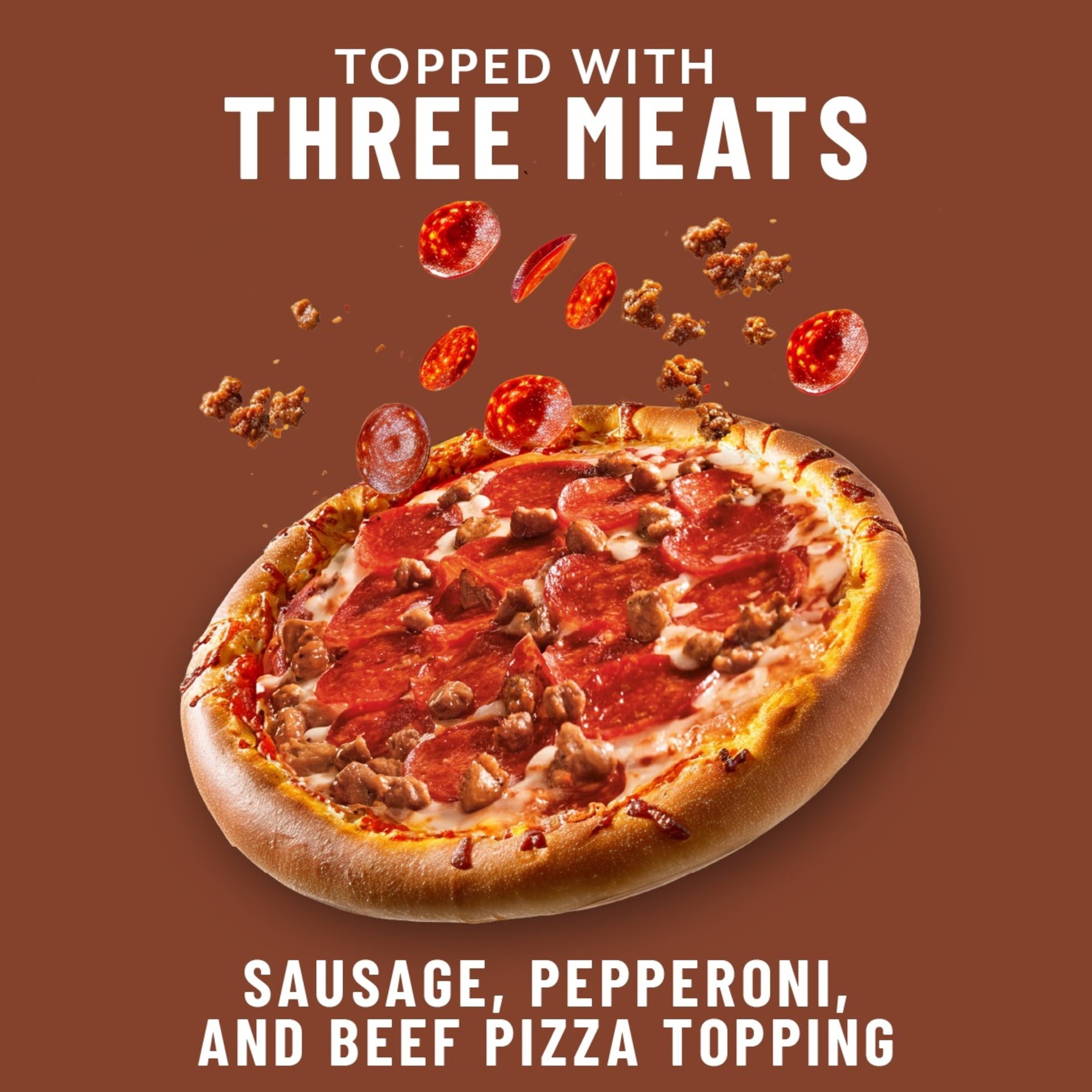 DiGiorno Rising Crust Three Meat Frozen Pizza 27.1 Oz
