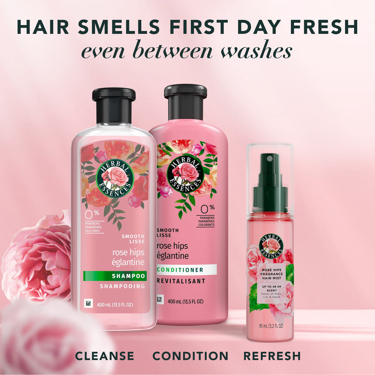 Herbal Essences Rose Perfume Fragrance Hair Mist 3.2 fl oz