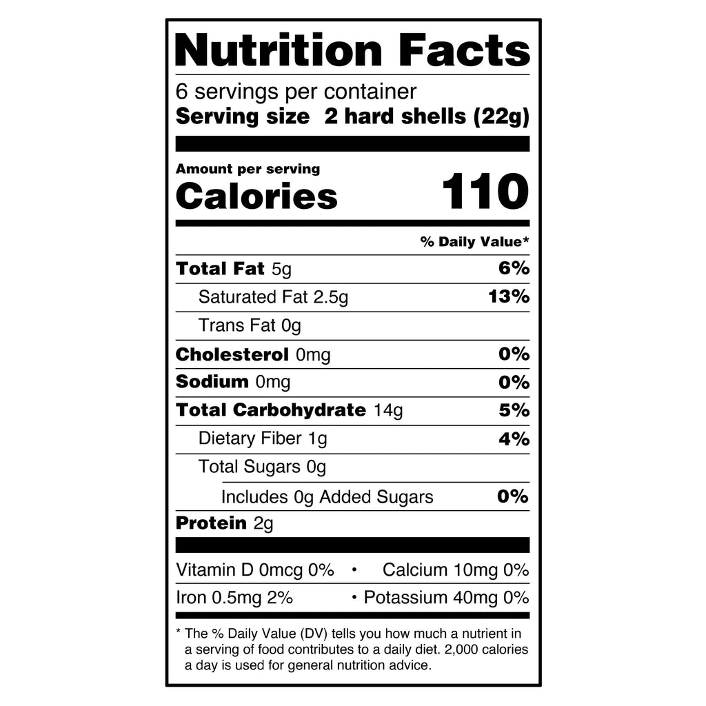 Taco Shells 4.6 Oz 12 Count Great Value