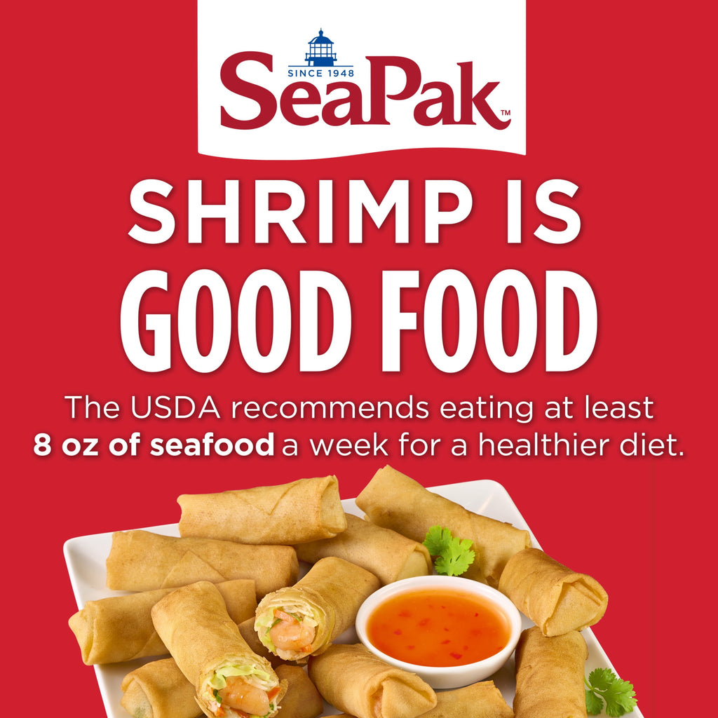 SeaPak Shrimp Spring Rolls Sweet Thai Chili Sauce Frozen 18 Oz 14 Count