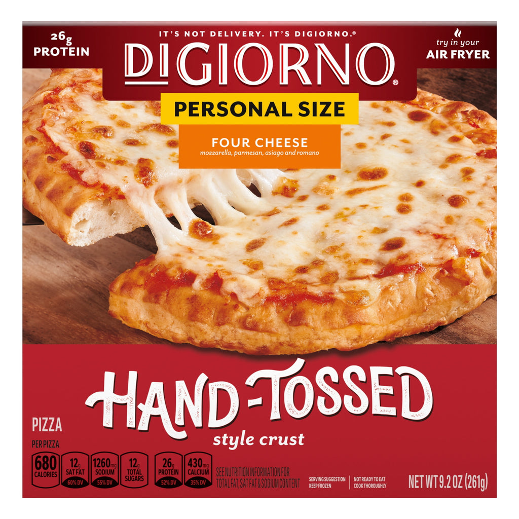 DiGiorno Four Cheese Mini Personal Frozen Pizza 9.2 Oz