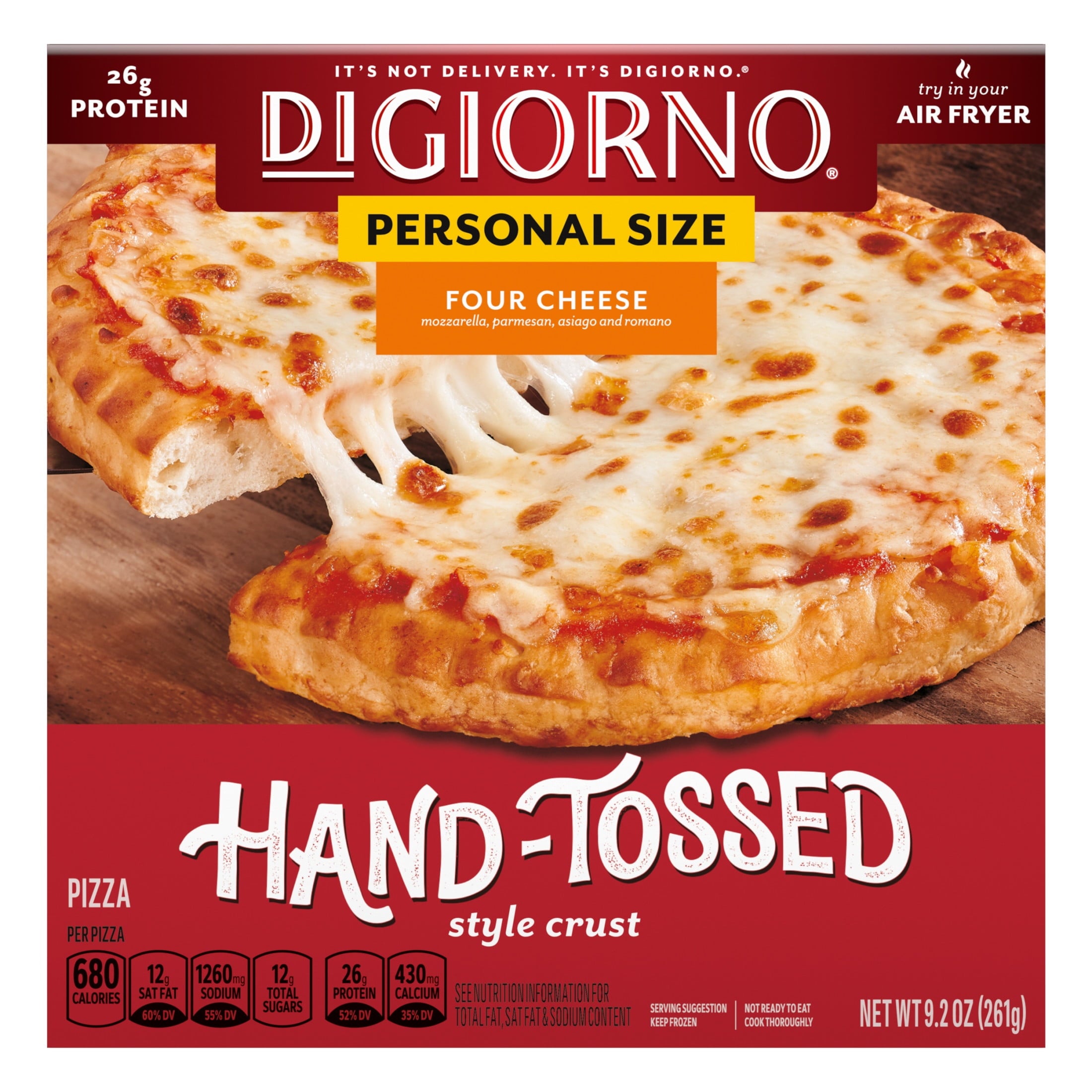 DiGiorno Four Cheese Mini Personal Frozen Pizza 9.2 Oz