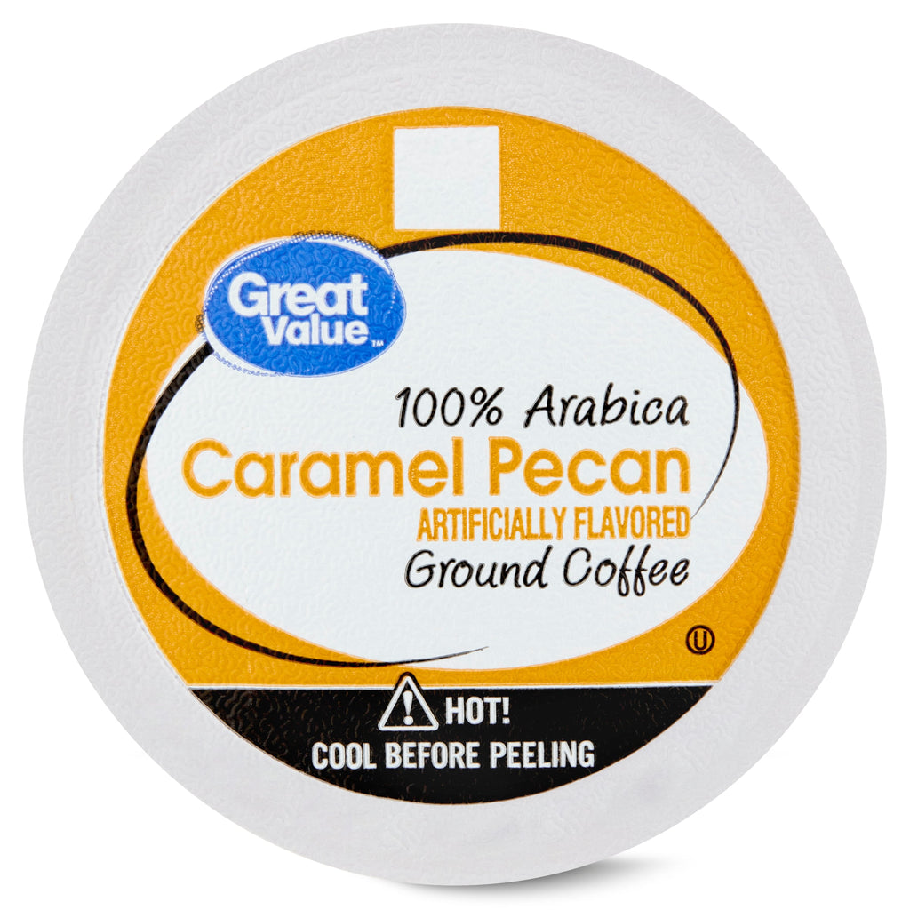 Great Value Caramel Pecan Medium Roast Coffee Pods 12 Count