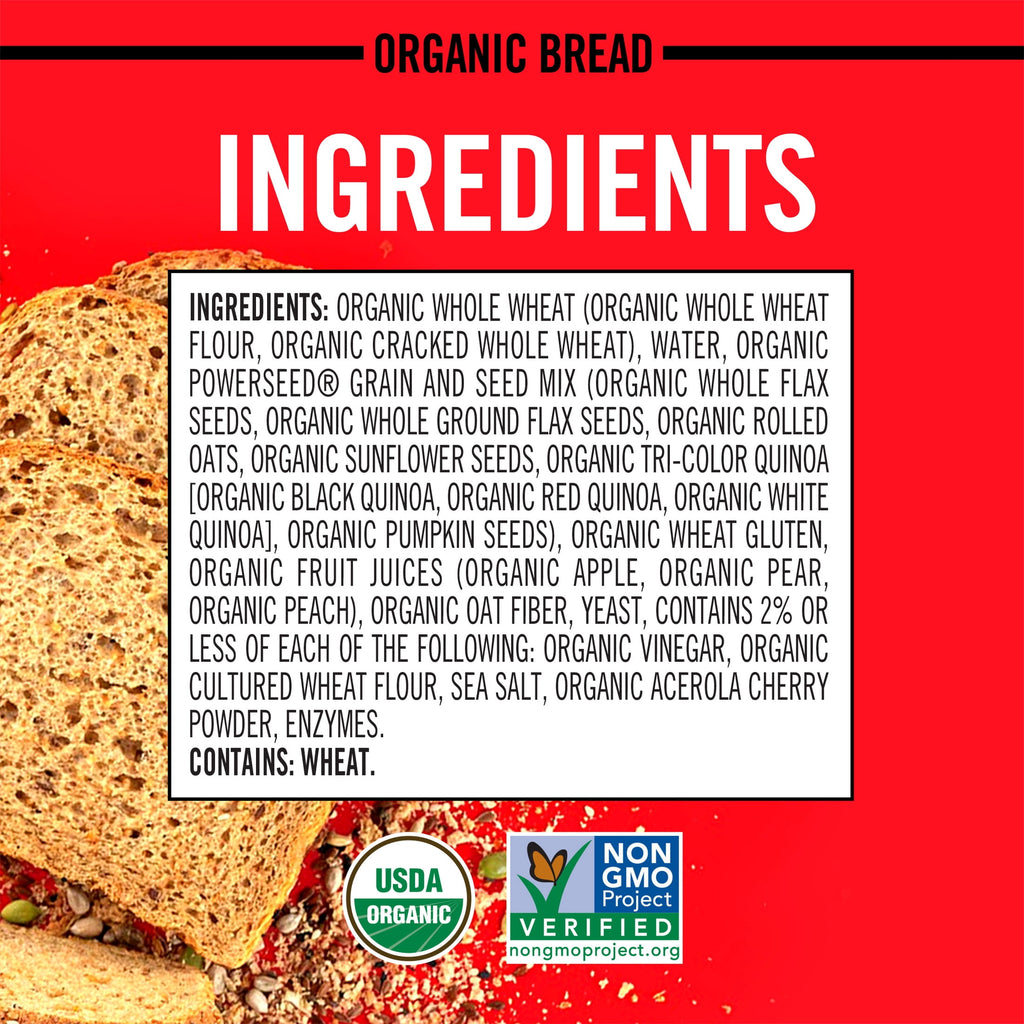 Powerseed Seeded Organic Whole Grain Bread 25 Oz 1 Count Dave's Killer Bread