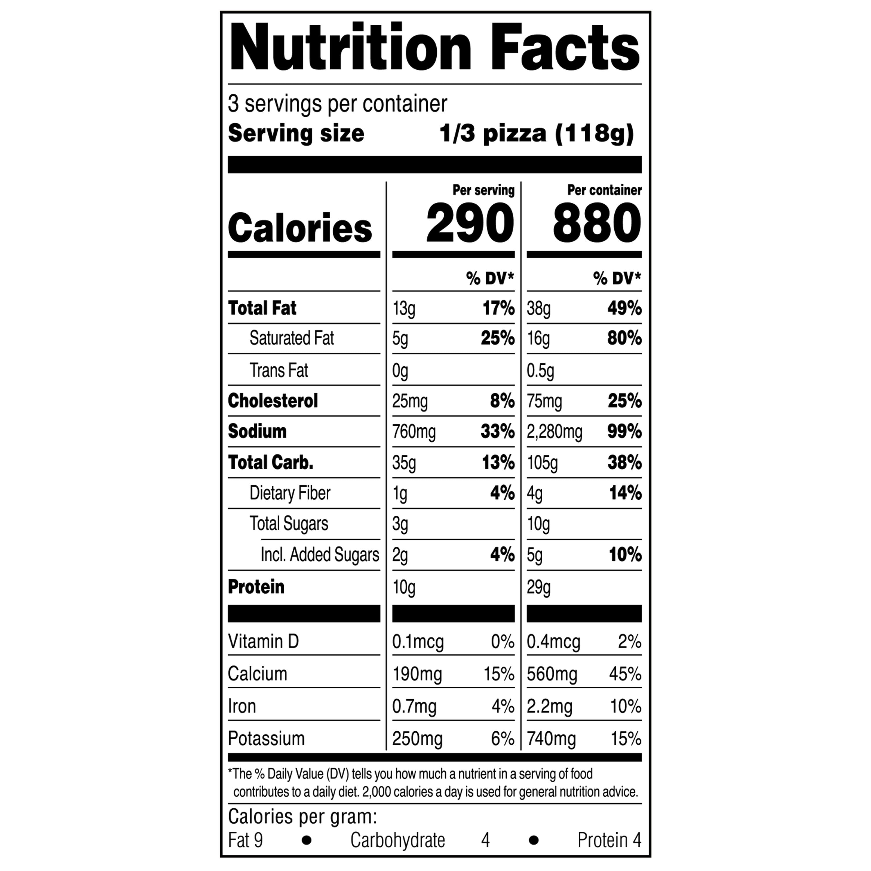 Bettergoods Gluten-Free Cauliflower Thin Crust Pepperoni Frozen Pizza 12.5 Oz