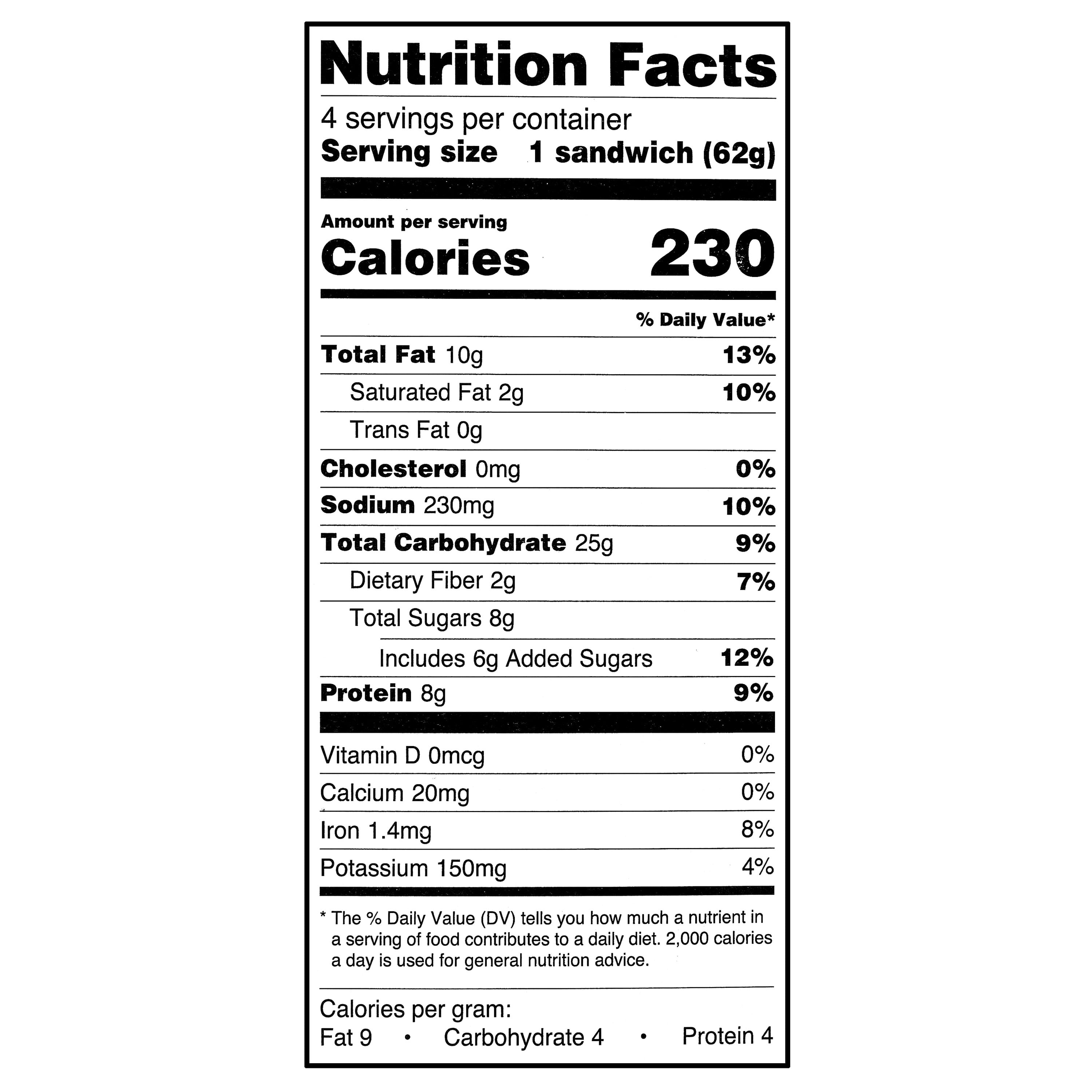 Great Value Peanut Butter & Strawberry Jam No Crust Sandwiches Frozen 22 Oz 10 Count