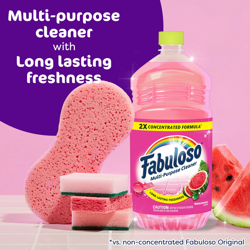 Fabuloso 2X Multi-Purpose Cleaner Watermelon Scent 56 fl oz