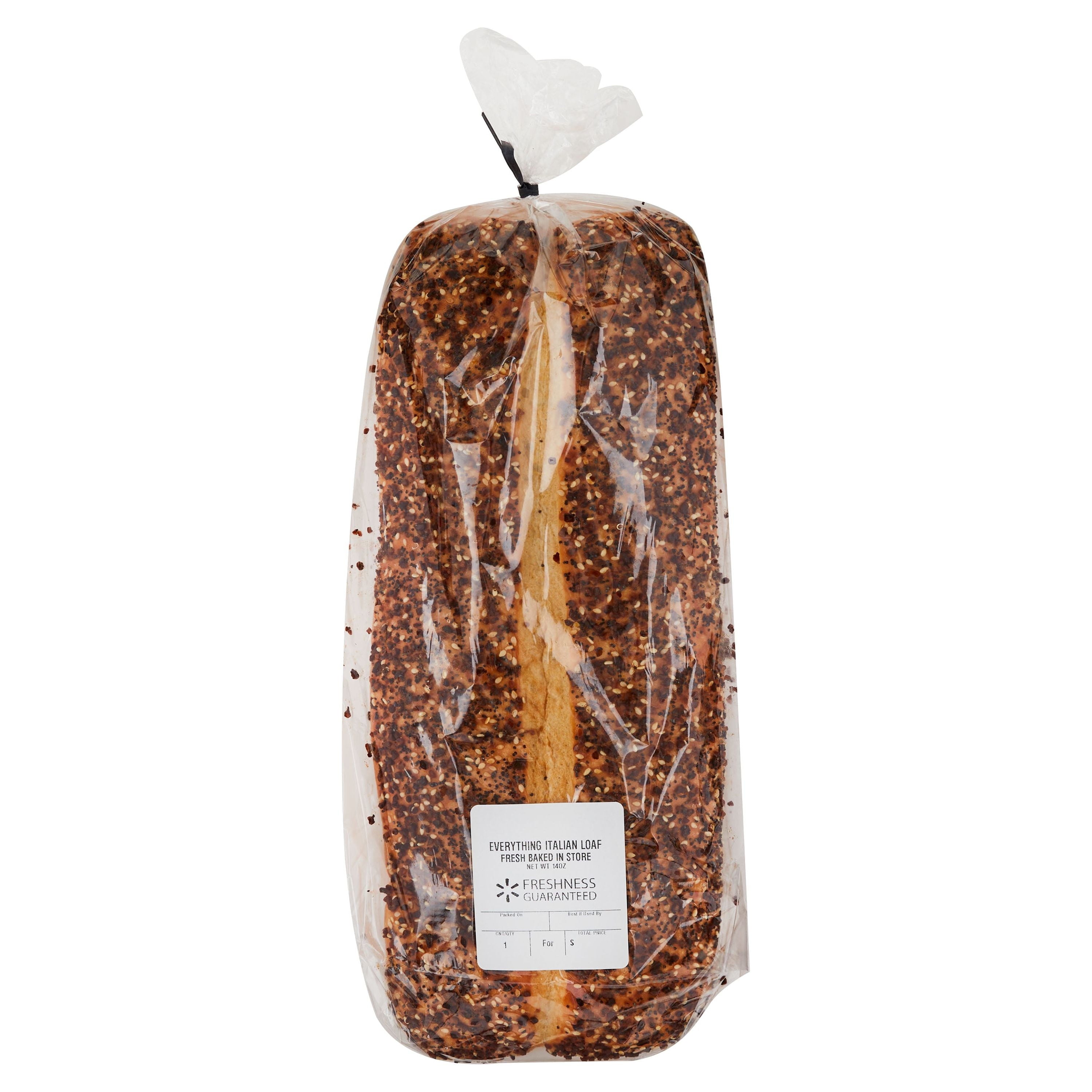 Everything Italian Bread Loaf 14 Oz 1 Count Freshness Guaranteed