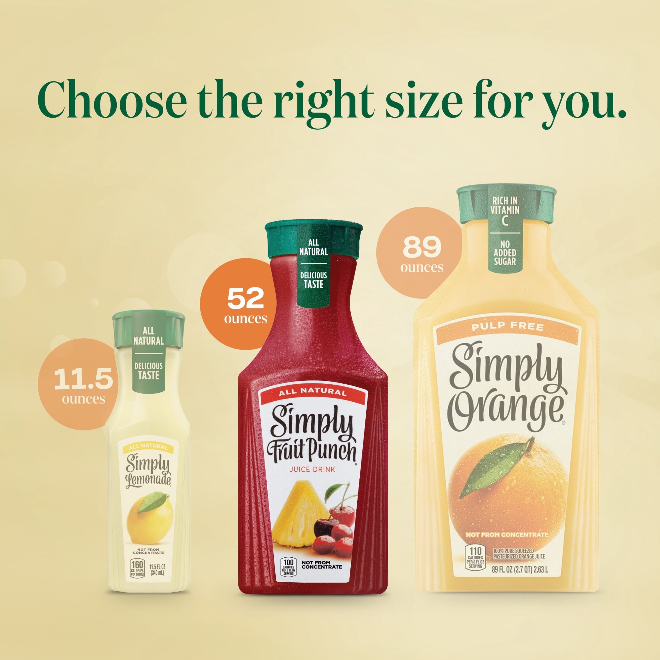 Simply Fruit Punch Juice Drink 52 fl oz Bottle