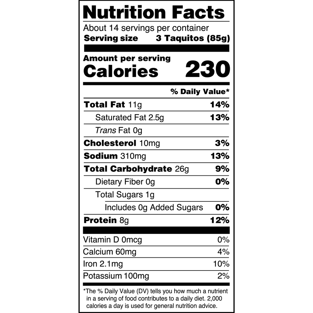 El Monterey Steak & Cheese Flour Taquitos Frozen 44 Count 44 Oz