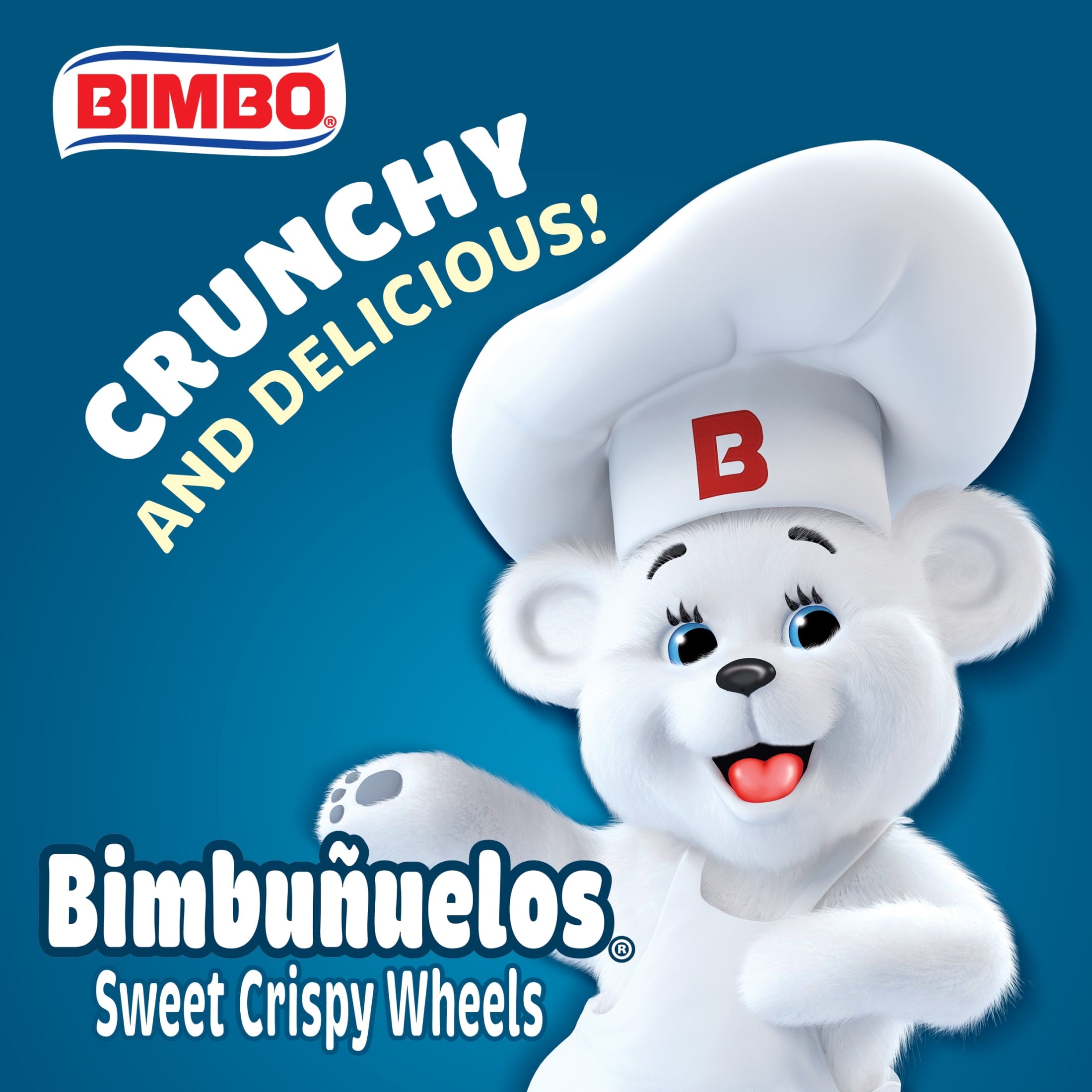 Sugar Sweet Crispy Wheels 6.99 Oz 3 Count Pastries Bimbo