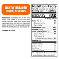 Realgood Foods Co. Lightly Breaded Chicken Breast Strips Gluten Free Frozen 20 Oz
