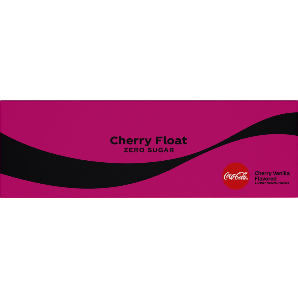 Zero Sugar Cherry Float Soda Pop Fridge Pack Cans 12 Fl Oz 12 Pack Coca-Cola