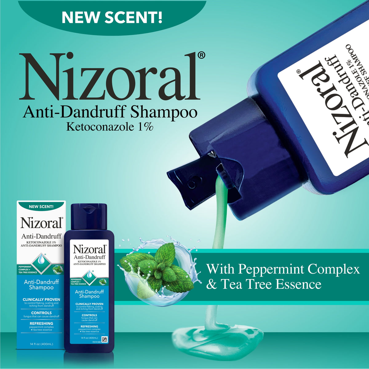 Nizoral Anti-Dandruff Shampoo with 1% Ketoconazole 14 fl oz