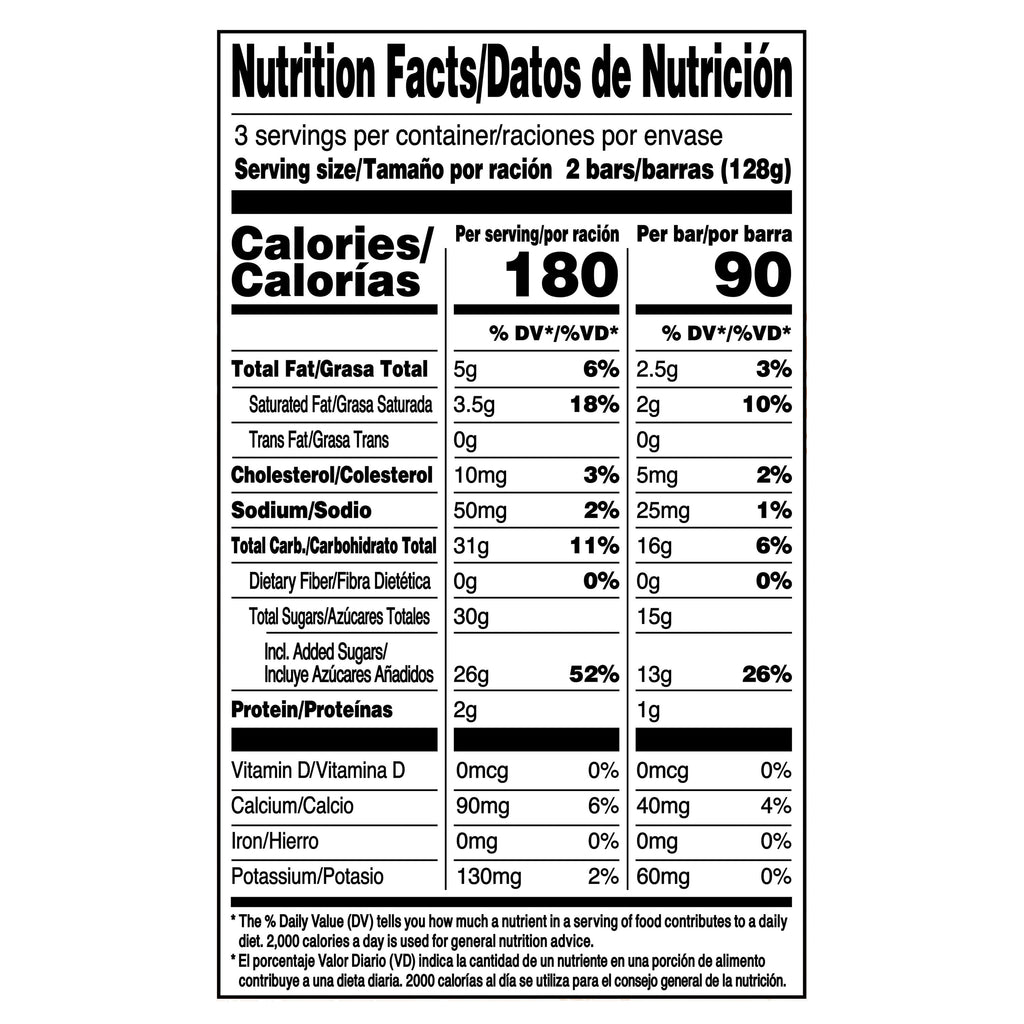 Great Value Coconut Cream Fruit Bars 6 Count 15 Fl Oz