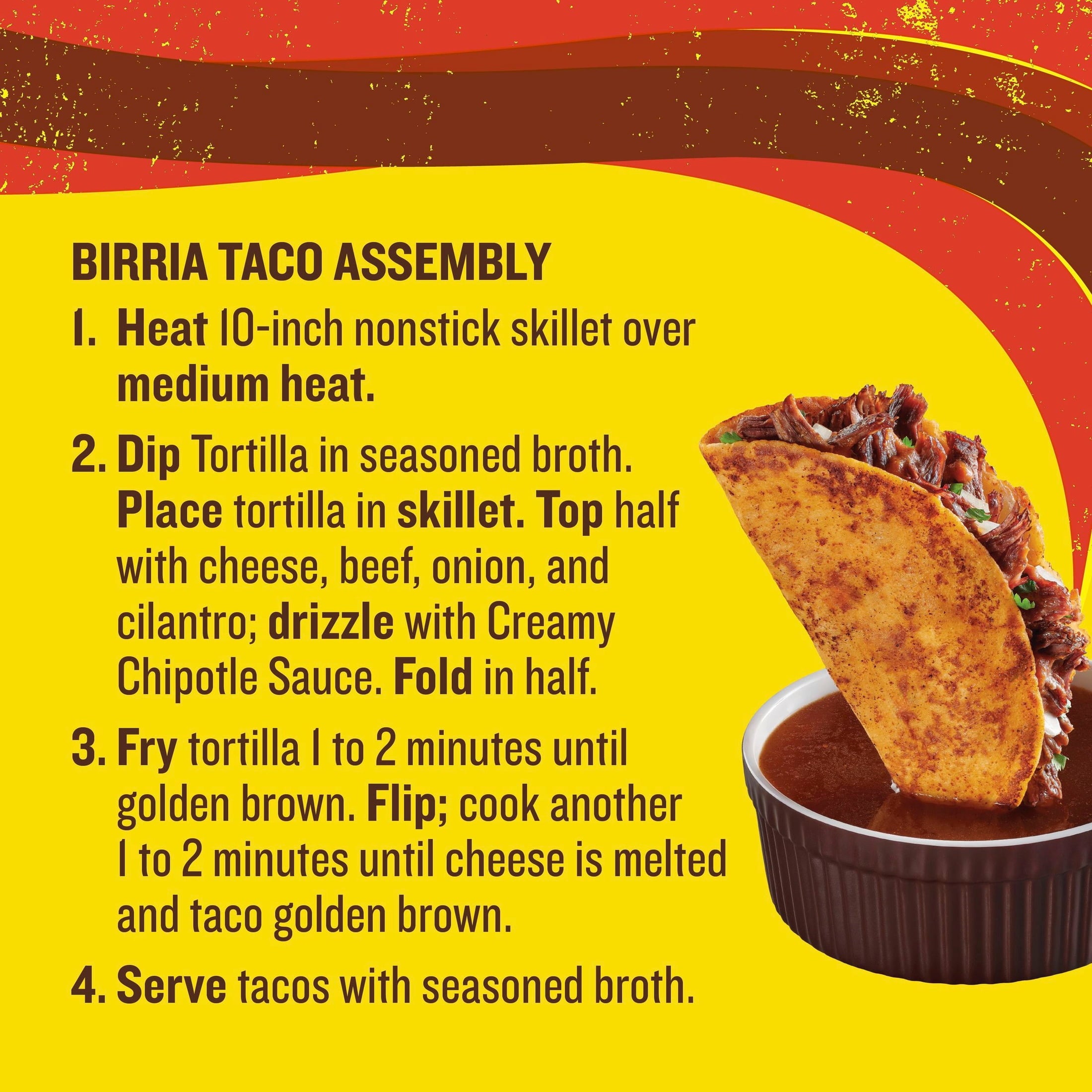 Birria Taco Kit Seasoning Sauce Soft Tortillas 12.1 Oz Old El Paso