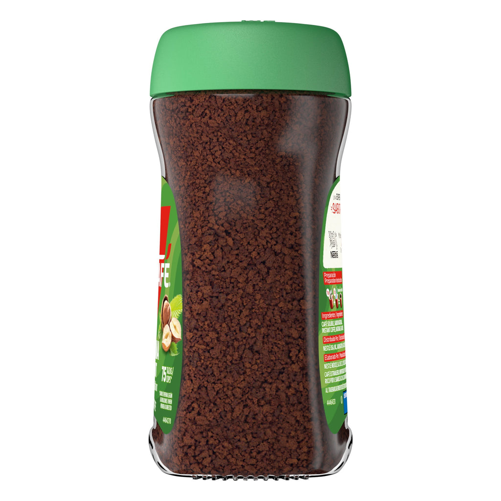 NESCAFÉ Hazelnut Naturally Caffeinated Medium Roast Instant Coffee 6 oz Jar