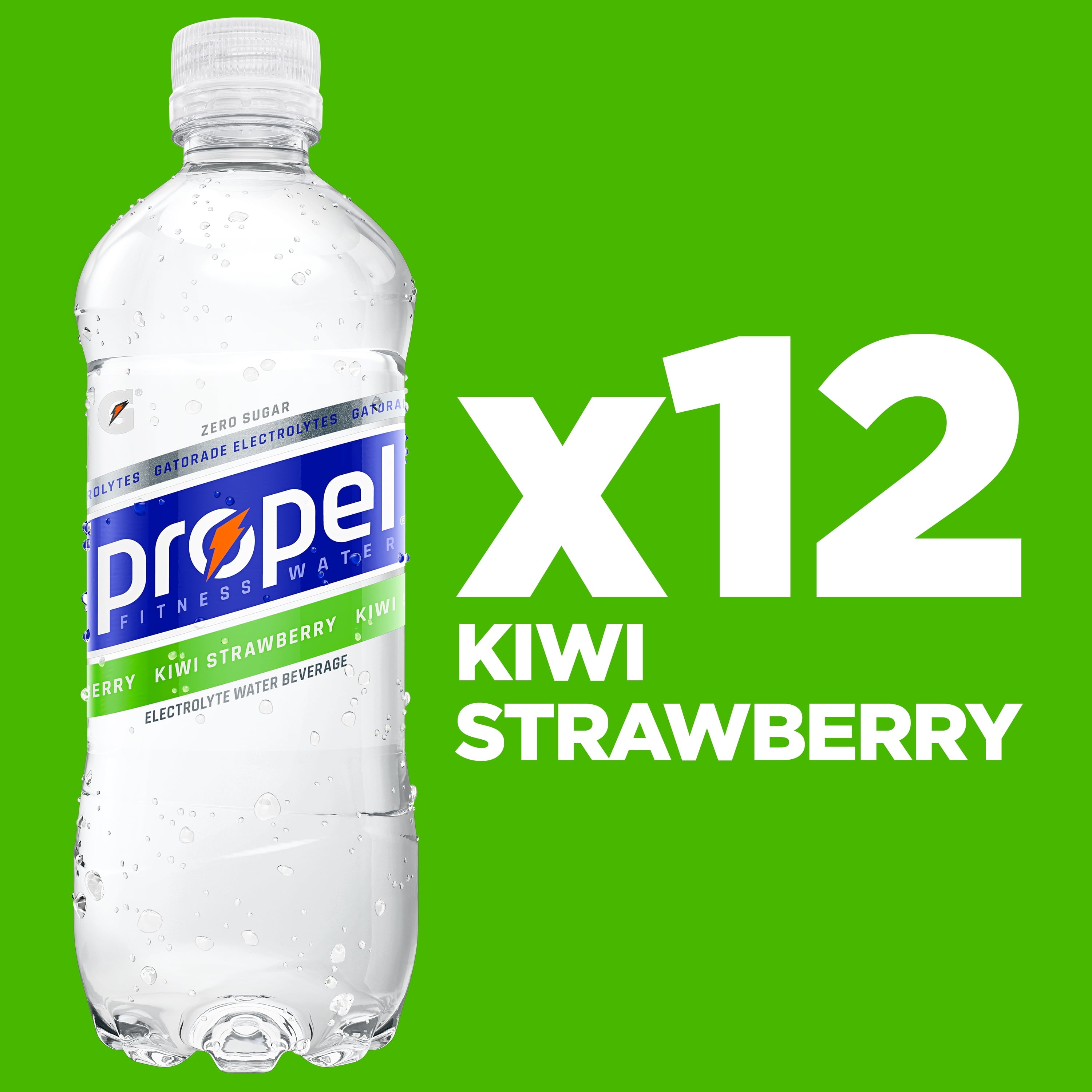 Propel Electrolyte Enhanced Water Sports Drink Zero Calorie Zero Sugar Hydration with Vitamins C & E 16.9 fl oz 12 Pack