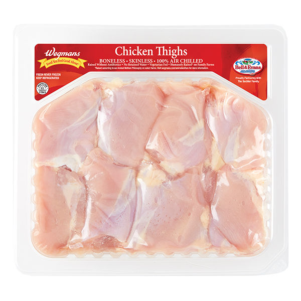 Wegmans Boneless Skinless Chicken Thighs 1.78 lbs