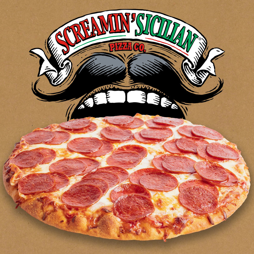 Screamin' Sicilian Holy Pepperoni Frozen Pizza 22.3 Oz