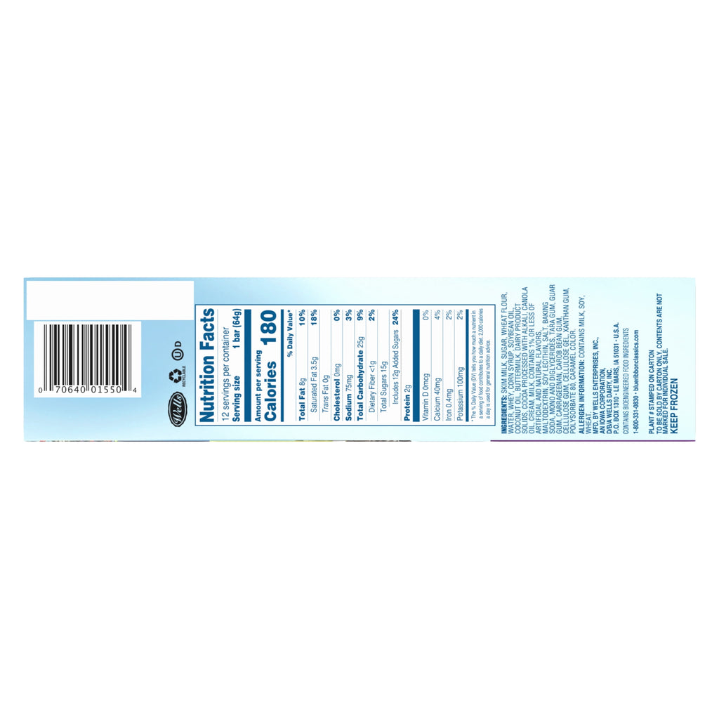 Blue Ribbon Classics Chocolate Eclair Frozen Dessert Bars 12 Count 36 Fl Oz