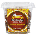 Wegmans Dark Chocolate Almond Bark 12 Oz