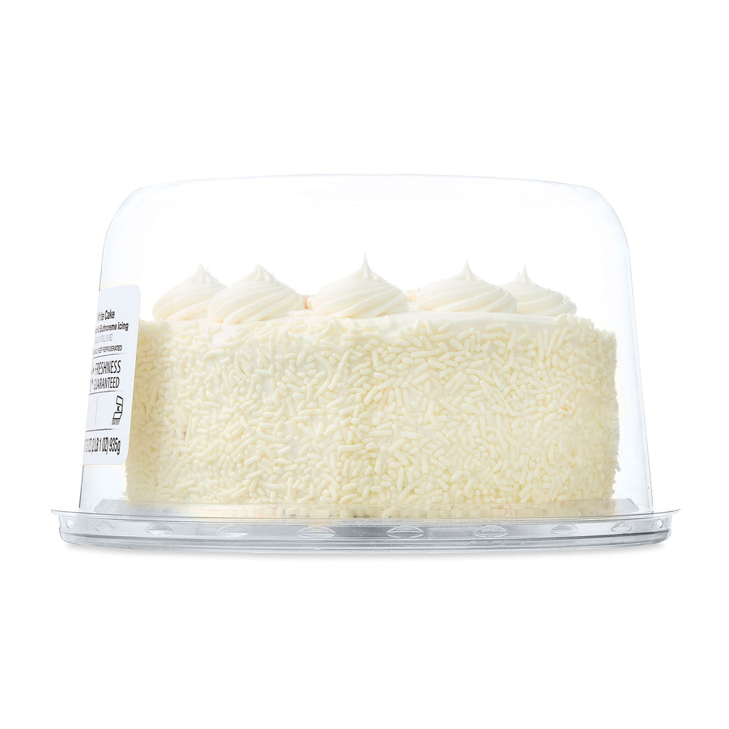 White Cake with Vanilla Buttercreme Icing 33 Oz Freshness Guaranteed