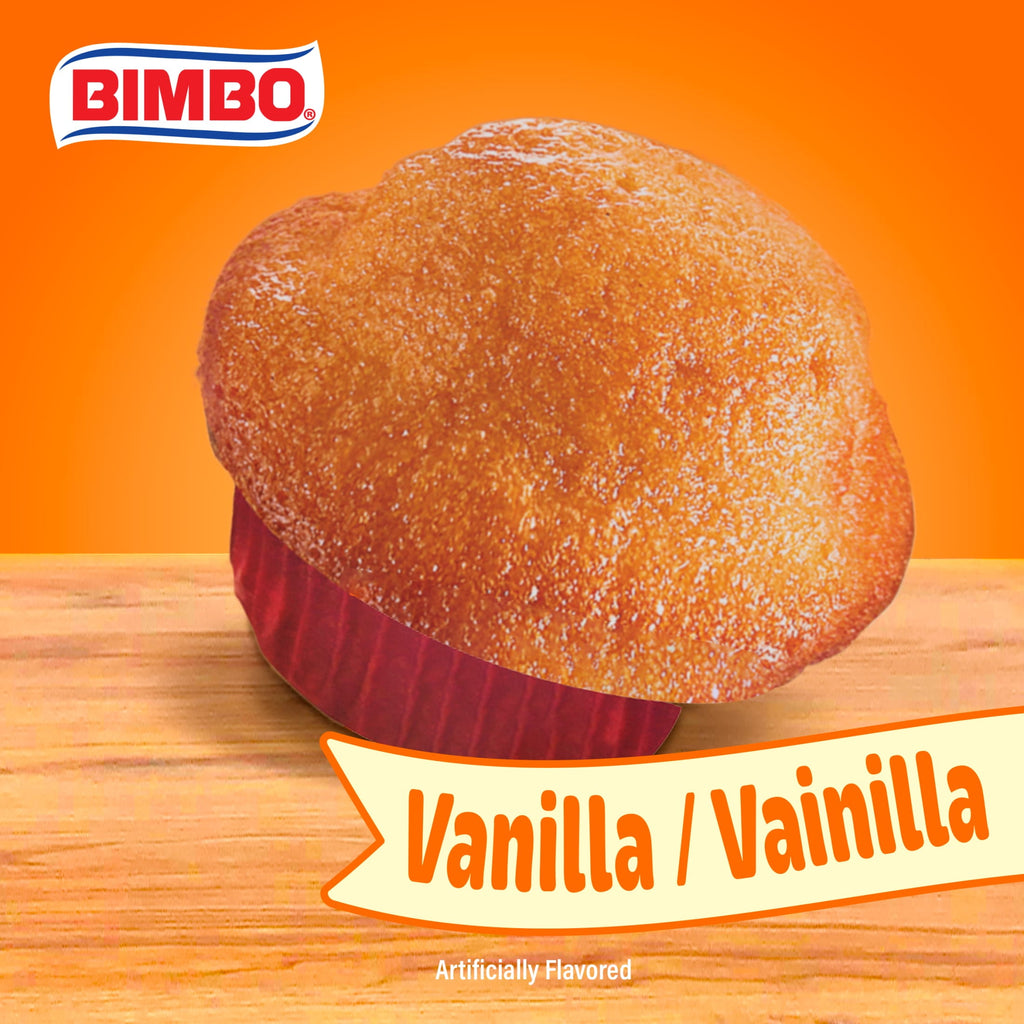 Mantecadas Vanilla Muffins 11.1 Oz 3 Count Bimbo