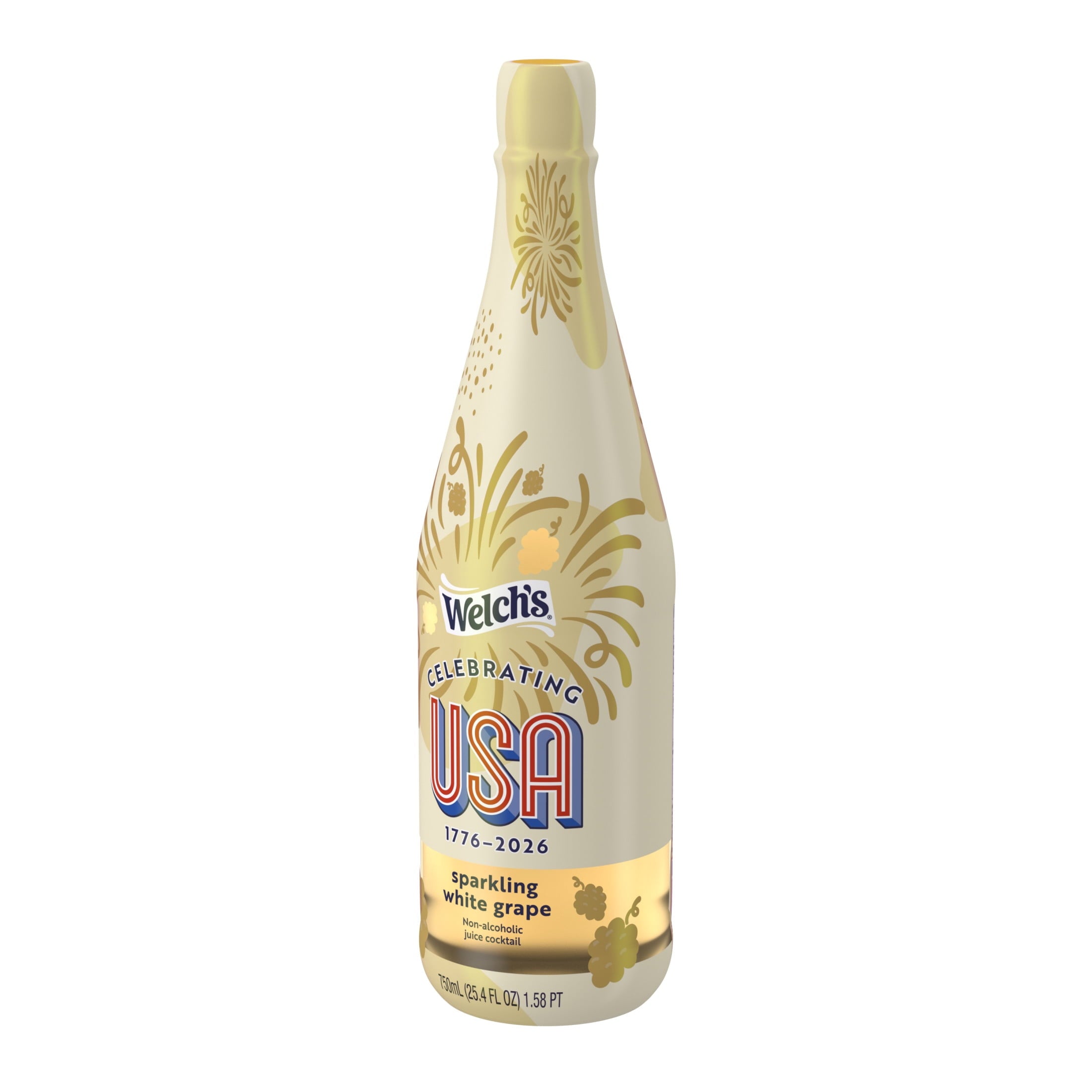 Welch's Sparkling White Grape Juice Cocktail 25.4 fl oz Bottle