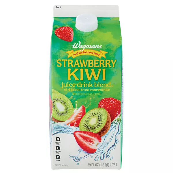 Wegmans Strawberry Kiwi Juice Drink Blend 59 fl. oz.