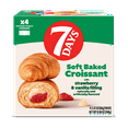 Soft Croissant Strawberry Vanilla 2.12 Oz 4 Count 7Days